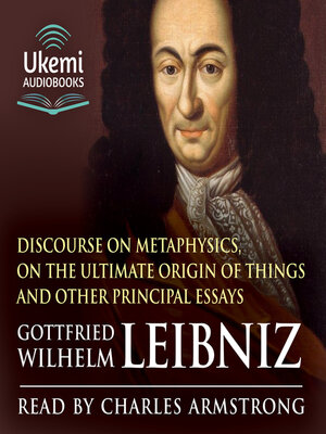 cover image of Discourse on Metaphysics, On the Ultimate Origin of Things and Other Principal Essays